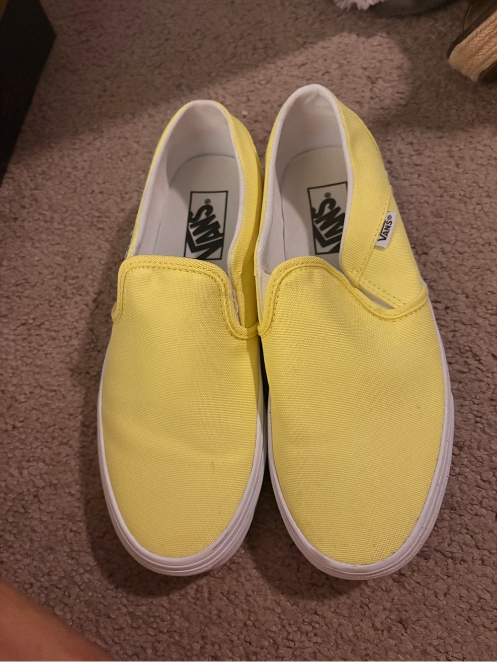 Vans ' Classic Slip-On Shoes - Yellow